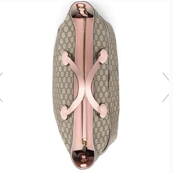 GUCCI RARE Monogram GG Supreme Diaper Tote Bag & Changing Mat - Picture 2 of 12